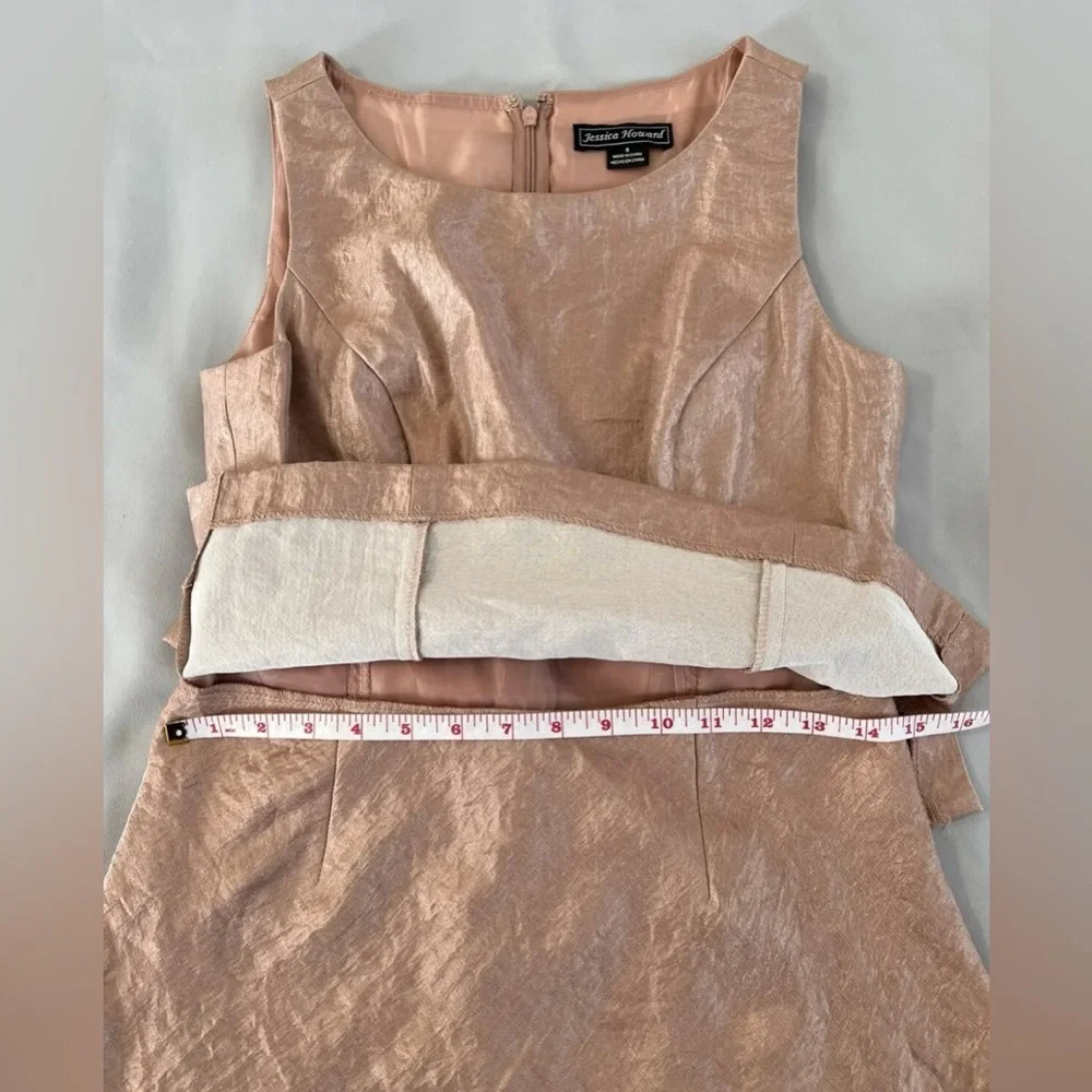 Jessica Howard 2 Piece Set Dress Jacket‎ Women's Size 8 Pink - Picture 11 of 16